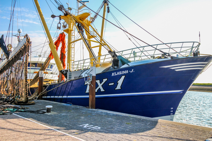 A fishing boat docked at a Texel harbour © Catherine Le Nevez - Lonely Planet
