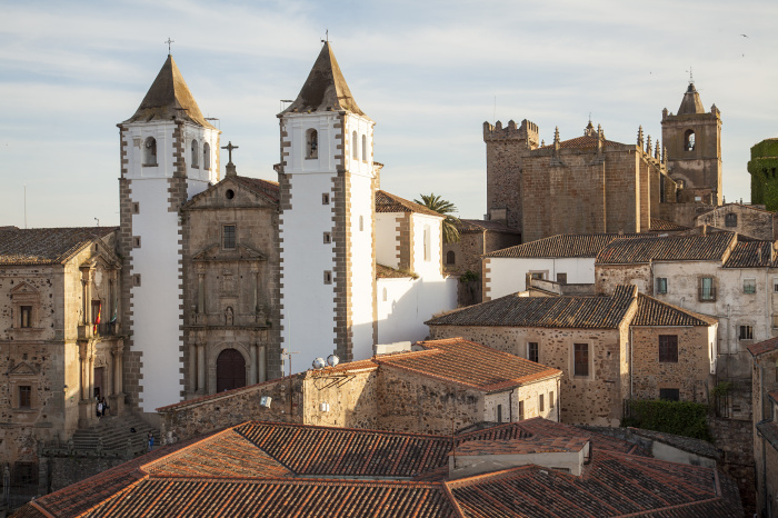 Old town of Caceres with the San Francisco Javier church on the background, Extremadura, Spain©Santiago Urquijo/Getty Images