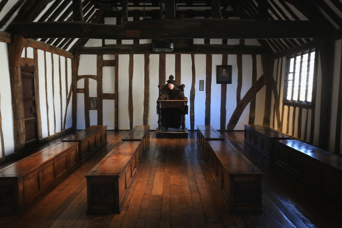 The room in which Shakespeare was taught is now open to the public -© Christopher Furlong - Getty Images
