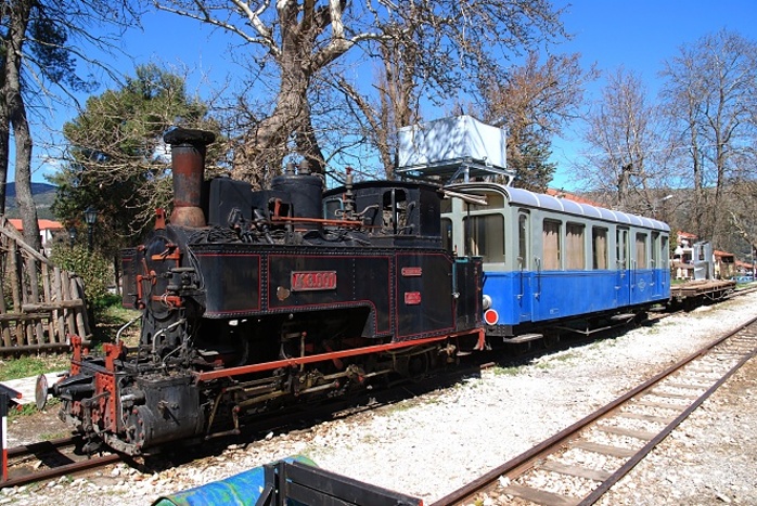 The steam locomotive of the Diakofto–Kalavryta railway © K Krallis - CC BY-SA 3.0