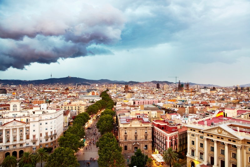 Pohled na Barcelonu Pohled na Barcelonu