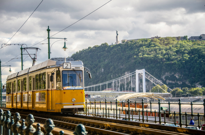 Budapešť_tramvaj Budapešť_tramvaj