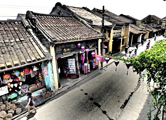 Ulice městečka Hoi An Ulice městečka Hoi An