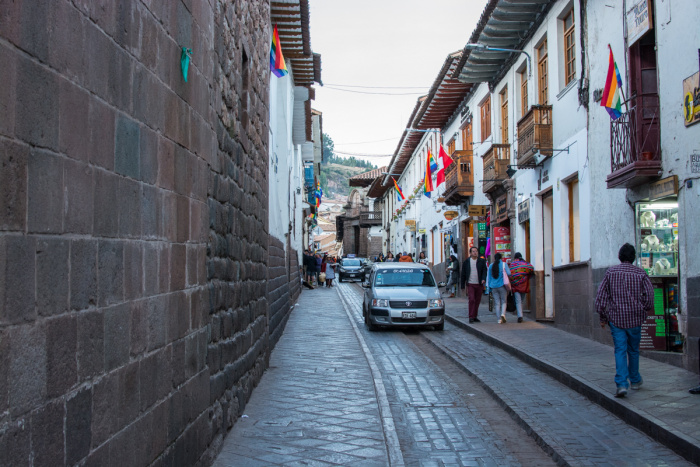 Typická ulice v Cuscu