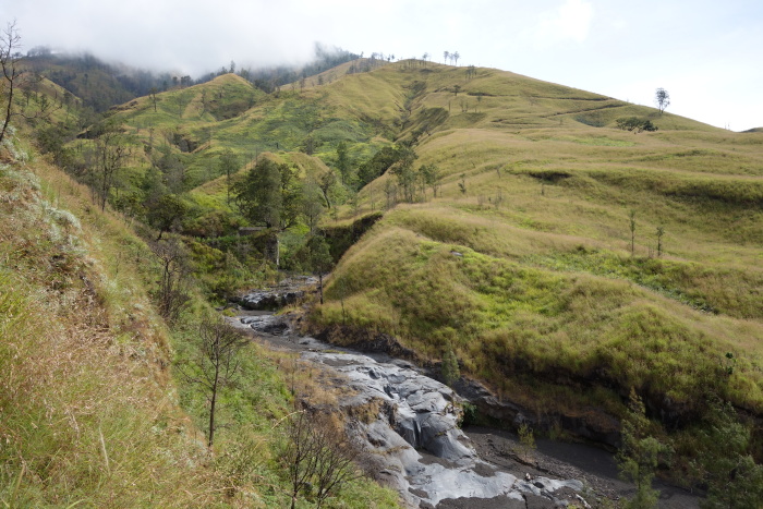 Rinjani - severovnýchodní svahy