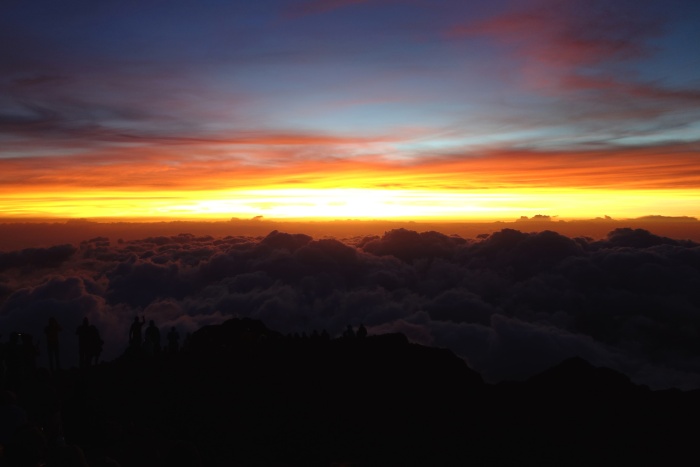 Rinjani - východ slunce