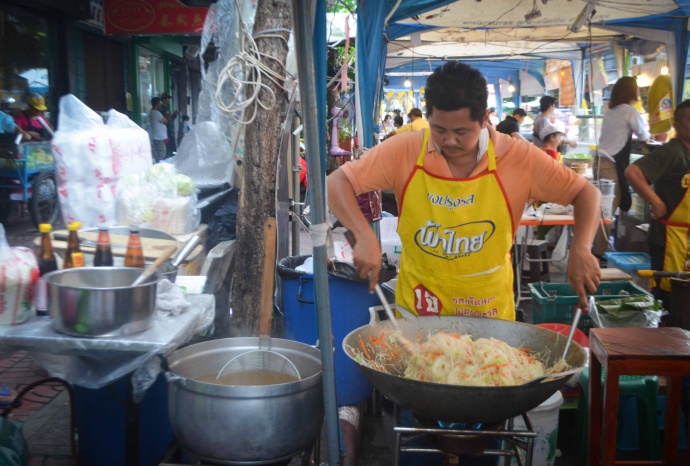 Bangkok - jídlo v Chinatown