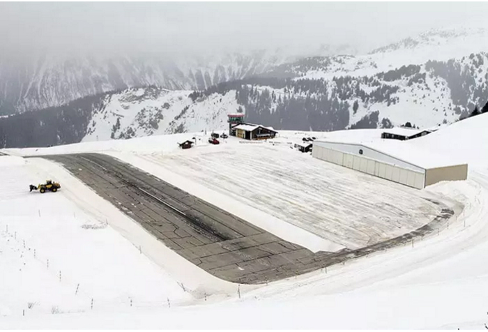 Courchevel Airport, France