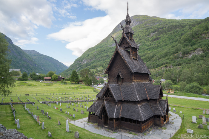 Norsko_dřevěný kostel