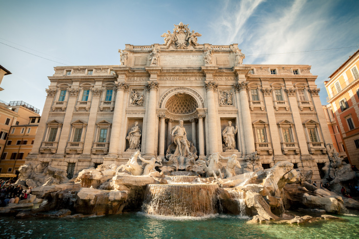 Fontana di Trevi v Římě