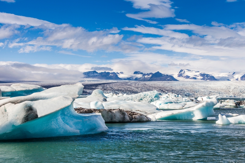 Ledovcové jezero Jokulsarlon