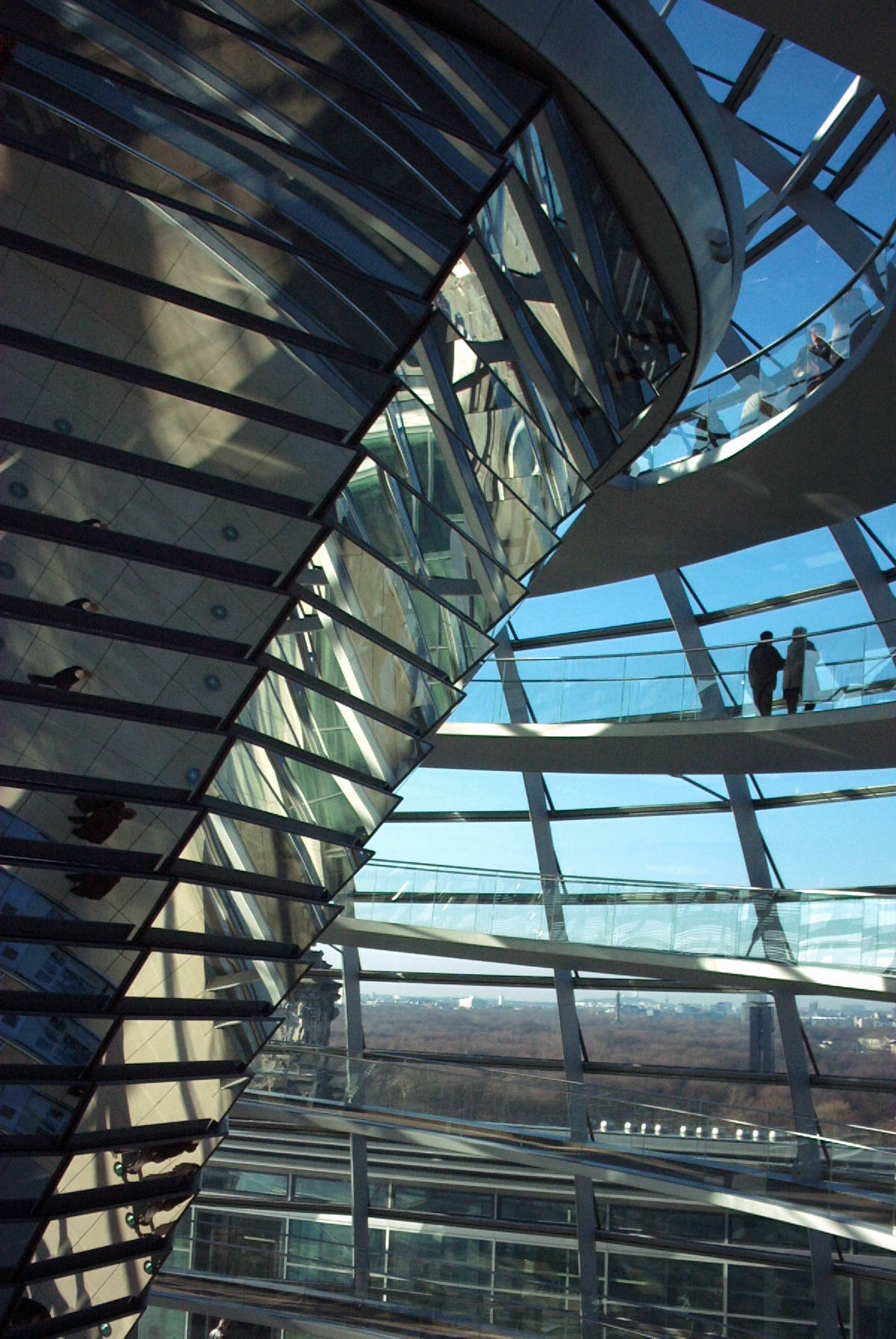 nová kopule Reichstag