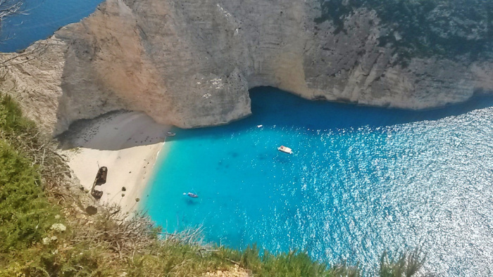 Zakynthos pláž Navagio