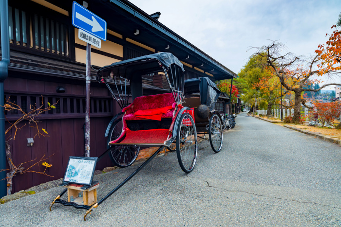 Tradiční japonská rikša