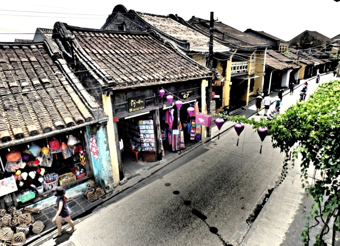 Ulice městečka Hoi An