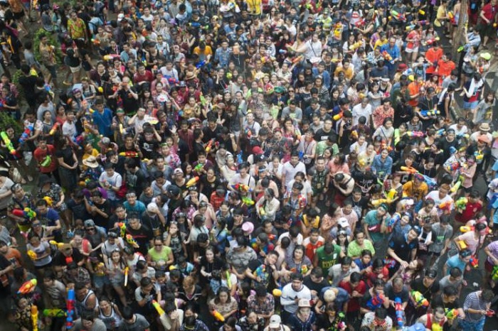 Water pistols at the ready – there's no escaping getting splashed during Songkran. © Borja Sanchez Trillo / Getty Images.jpg