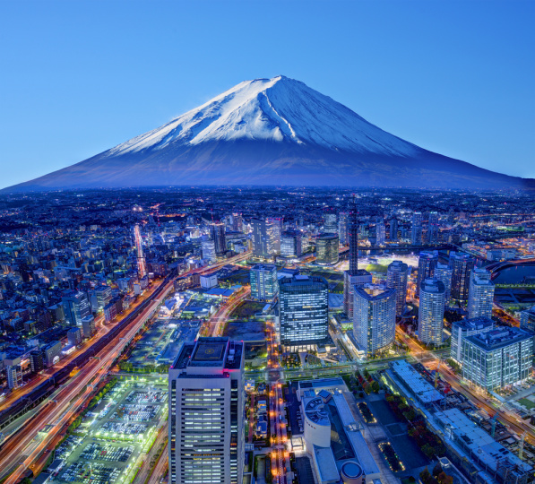 Yokohama a Fuji